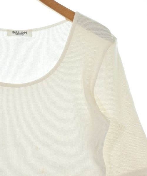 SALON adam et rope（サロンアダムエロペ）Tシャツ・カットソー 白 サイズ:F レディース/2200736028059