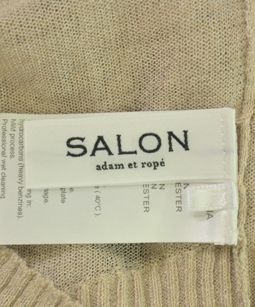 SALON adam et rope（サロンアダムエロペ）カーディガン ベージュ サイズ:F レディース/2200720763058