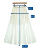 SALON adam et rope（サロンアダムエロペ）ロング・マキシ丈スカート 白 サイズ:F レディース/2200720778038