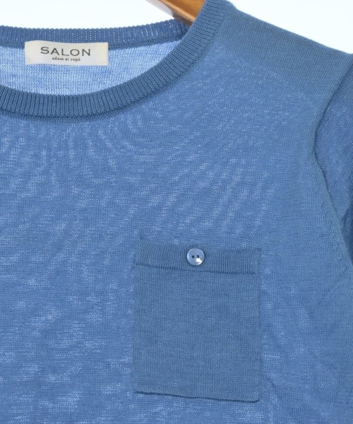 SALON adam et rope（サロンアダムエロペ）ニット・セーター 青 サイズ:F レディース/2200682449014