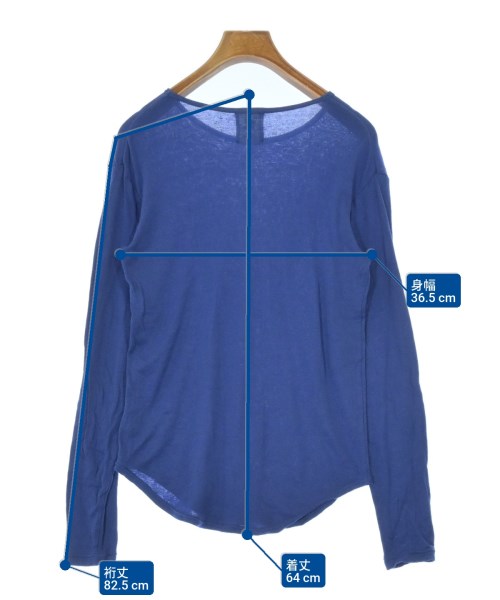 SALON adam et rope（サロンアダムエロペ）Tシャツ・カットソー 青 サイズ:F レディース/2200682449021