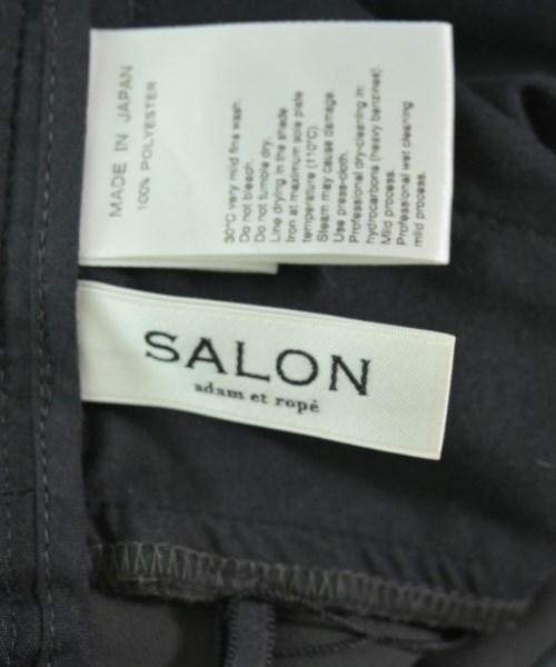 SALON adam et rope（サロンアダムエロペ）スラックス 黒 サイズ:S レディース/2200681249042