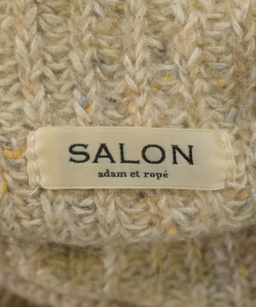 SALON adam et rope（サロンアダムエロペ）ニット・セーター ベージュ サイズ:F レディース/2200674998100