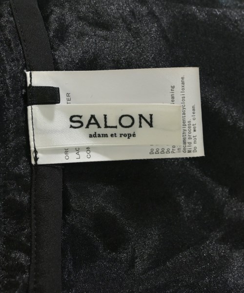 SALON adam et rope（サロンアダムエロペ）ベスト 黒 サイズ:F レディース/2200686398035