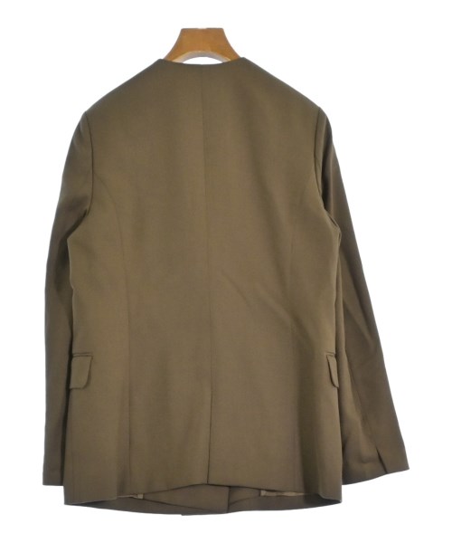 FONCE（フォンセ）ノーカラージャケット 茶 サイズ:36(S位) レディース/2200642869036