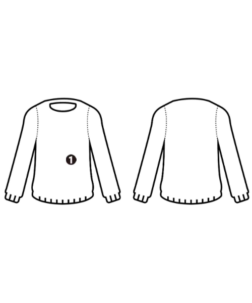 FONCE（フォンセ）ニット・セーター 白 サイズ:-(M位) レディース/2200628147073