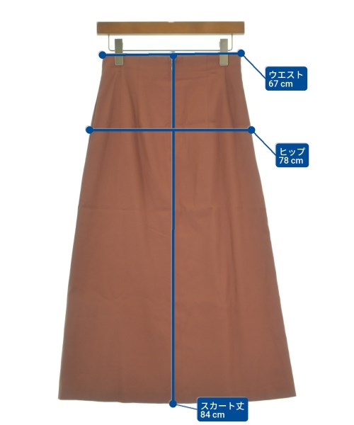 FONCE（フォンセ）ロング・マキシ丈スカート 茶 サイズ:36(S位) レディース/2200610351044