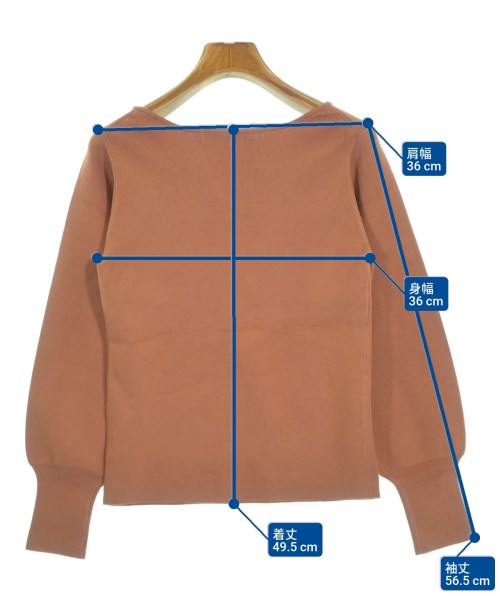 FONCE（フォンセ）ニット・セーター 茶 サイズ:F レディース/2200643034433