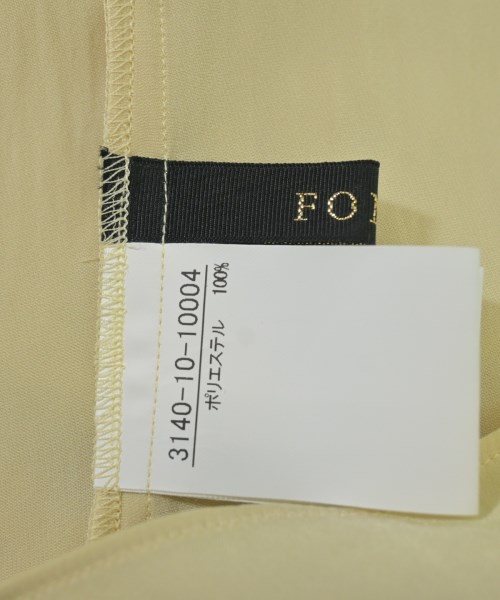 FONCE（フォンセ）ブラウス 黄 サイズ:-(M位) レディース/2200643034624