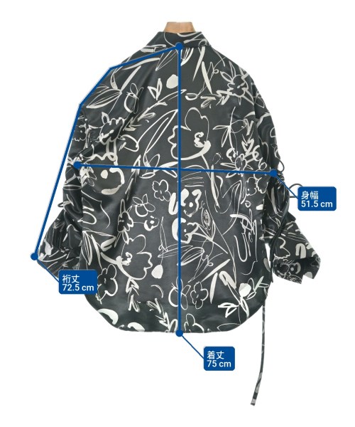 Ujoh（ウジョー）カジュアルシャツ 黒 サイズ:2(M位) レディース/2200633124076