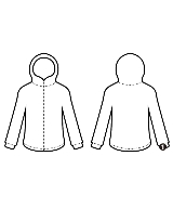 Ujoh（ウジョー）パーカー 白 サイズ:M レディース/2200610042355