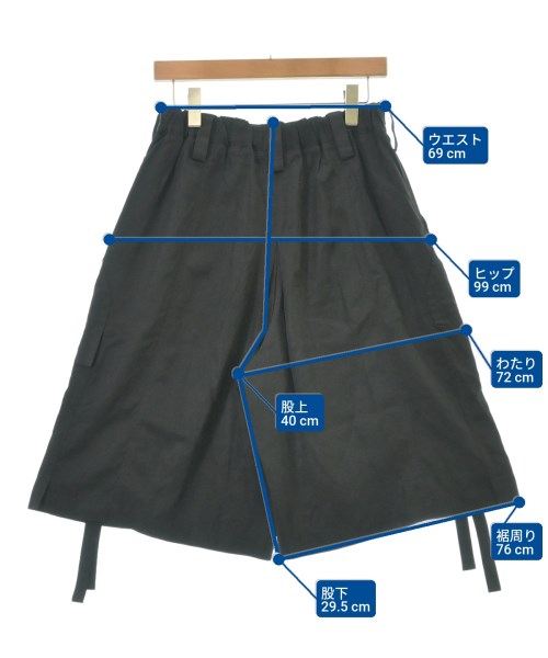 Ujoh（ウジョー）ショートパンツ 黒 サイズ:4(XL位) メンズ/2200624278030