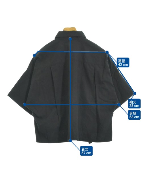 Ujoh（ウジョー）カジュアルシャツ 黒 サイズ:2(M位) レディース/2200614926095