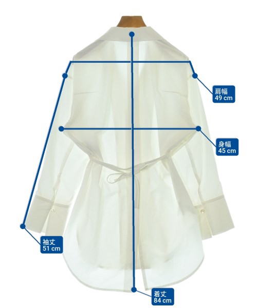 Ujoh（ウジョー）カジュアルシャツ 白 サイズ:2(M位) レディース/2200674539198