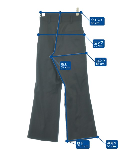 Ujoh（ウジョー）スラックス 黒 サイズ:1(S位) レディース/2200674539440