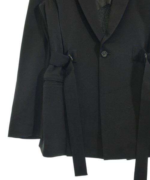 Ujoh（ウジョー）テーラードジャケット 黒 サイズ:2(M位) レディース/2200647734063