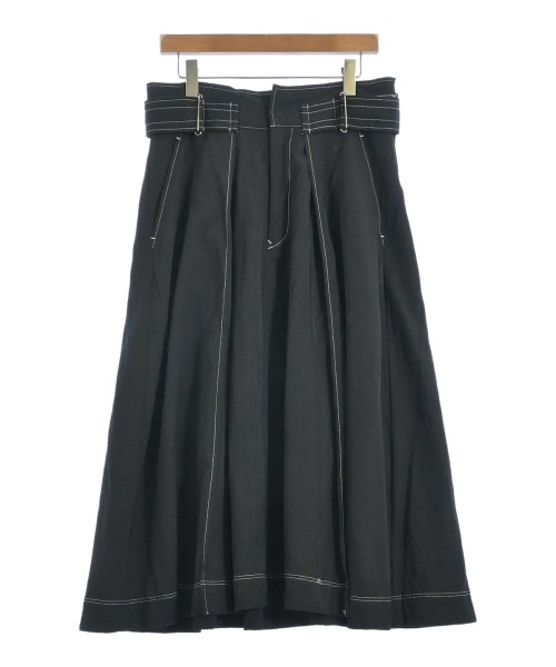 Ujoh(ウジョー)ロング・マキシ丈スカート 黒 サイズ:2(M位)/2200641963216