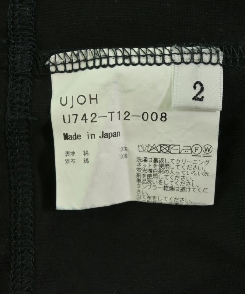 Ujoh（ウジョー）Tシャツ・カットソー 黒 サイズ:2(M位) レディース/2200715710081