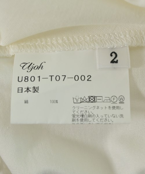 Ujoh（ウジョー）Tシャツ・カットソー 白 サイズ:2(M位) レディース/2200719770173