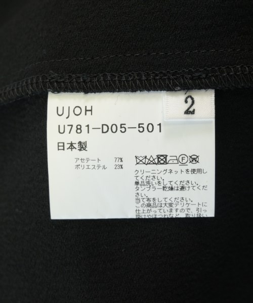 Ujoh（ウジョー）ワンピース 黒 サイズ:2(M位) レディース/2200725363055