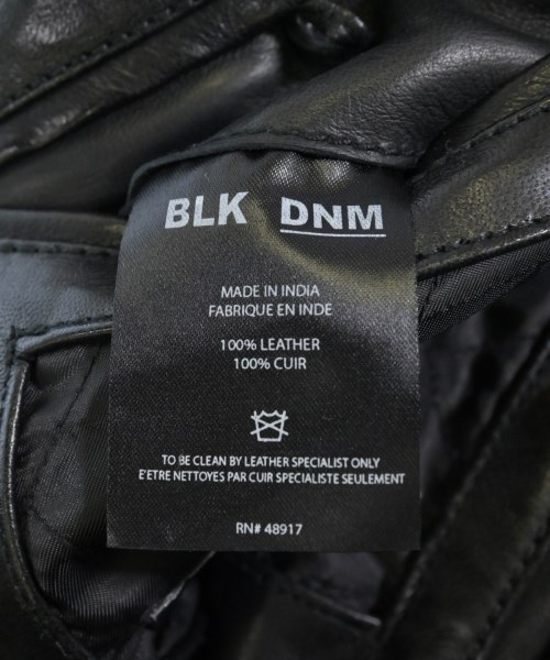 BLK DNM（ブラックデニム）ライダース 黒 サイズ:S メンズ/2200725529031