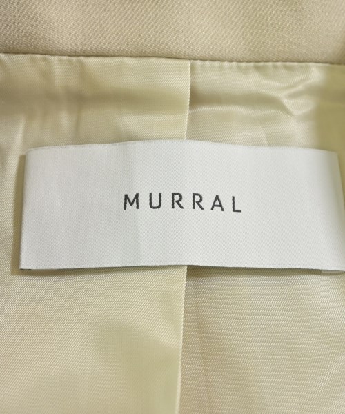 MURRAL（ミューラル）カジュアルジャケット ベージュ サイズ:F レディース/2200619599041
