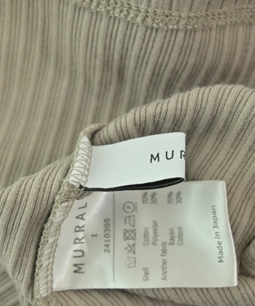 MURRAL（ミューラル）Tシャツ・カットソー グレー サイズ:1(S位) レディース/2200673435026