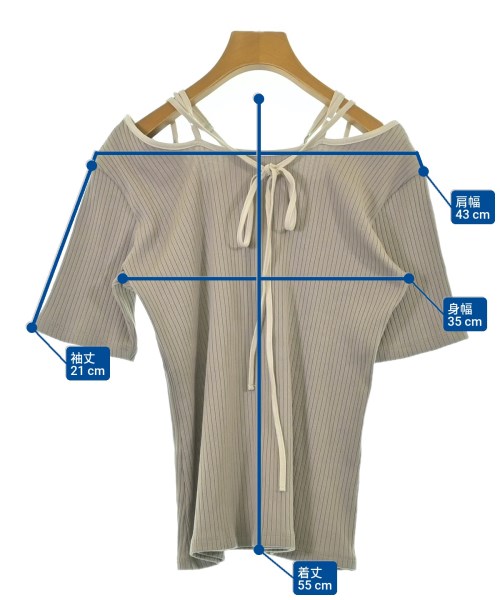 MURRAL（ミューラル）Tシャツ・カットソー グレー サイズ:1(S位) レディース/2200673435026