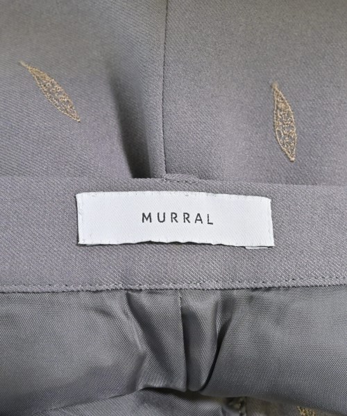 MURRAL（ミューラル）スラックス グレー サイズ:1(S位) レディース/2200660729138