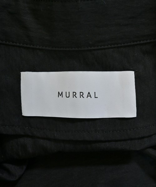 MURRAL（ミューラル）シャツワンピース 黒 サイズ:1(S位) レディース/2200634635038
