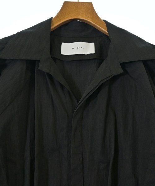 MURRAL（ミューラル）シャツワンピース 黒 サイズ:1(S位) レディース/2200634635038
