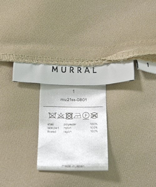 MURRAL（ミューラル）ブラウス ベージュ サイズ:1(S位) レディース/2200647600092