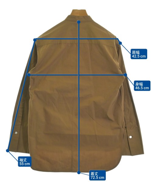 CINOH（チノ）カジュアルシャツ 茶 サイズ:36(S位) レディース/2200632737048