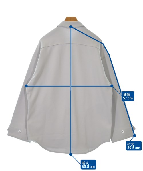 CINOH（チノ）カジュアルシャツ グレー サイズ:46(M位) メンズ/2200634661051