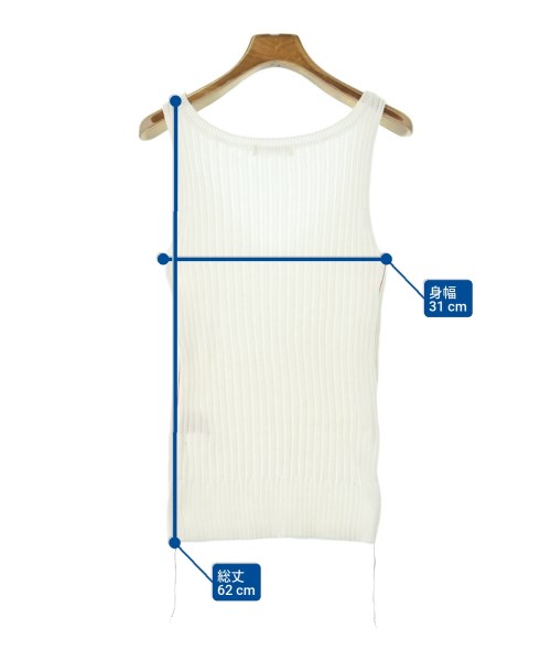CINOH（チノ）ベスト 白 サイズ:-(M位) レディース/2200640698010
