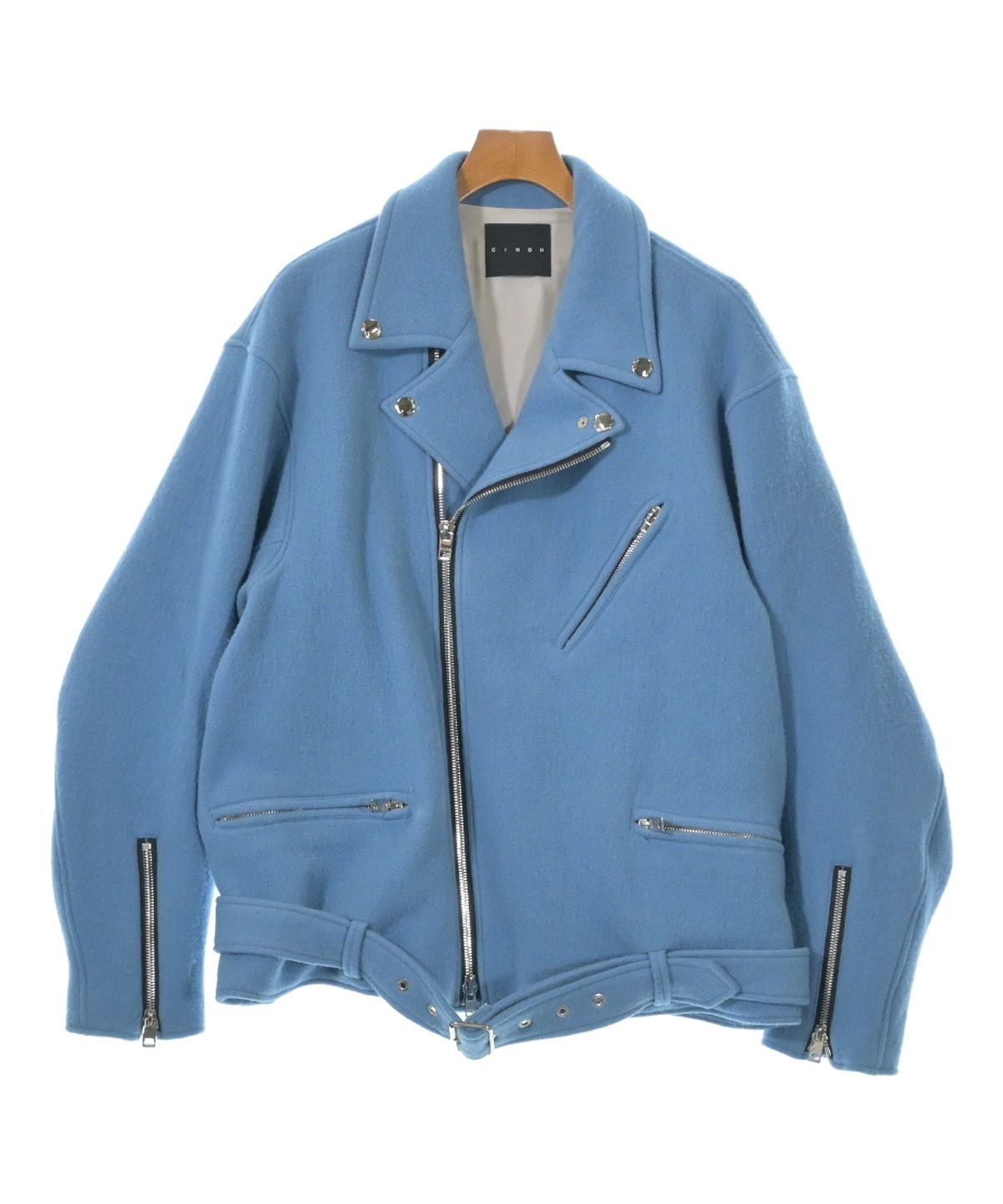 CINOH（チノ）ライダース 青 サイズ:46(M位) メンズ/2200640089085