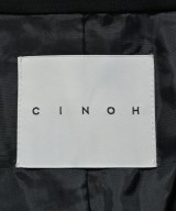 CINOH（チノ）ノーカラージャケット 黒 サイズ:40(M位) レディース/2200644747875