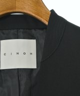 CINOH（チノ）ノーカラージャケット 黒 サイズ:40(M位) レディース/2200644747875