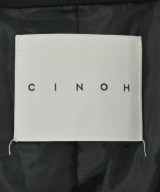 CINOH（チノ）ノーカラージャケット 黒 サイズ:40(M位) レディース/2200644747905