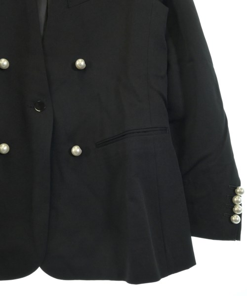 CINOH（チノ）ノーカラージャケット 黒 サイズ:38(M位) レディース/2200644748322