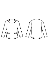 CINOH（チノ）ノーカラージャケット 黒 サイズ:38(M位) レディース/2200644748322