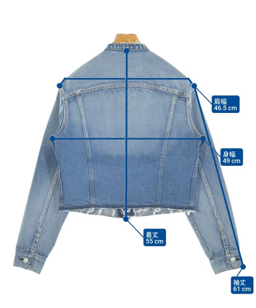 CINOH（チノ）デニムジャケット 青 サイズ:40(M位) レディース/2200644769037