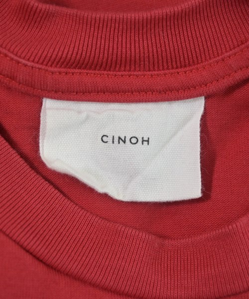 CINOH（チノ）Tシャツ・カットソー 赤 サイズ:36(S位) レディース/2200631636069