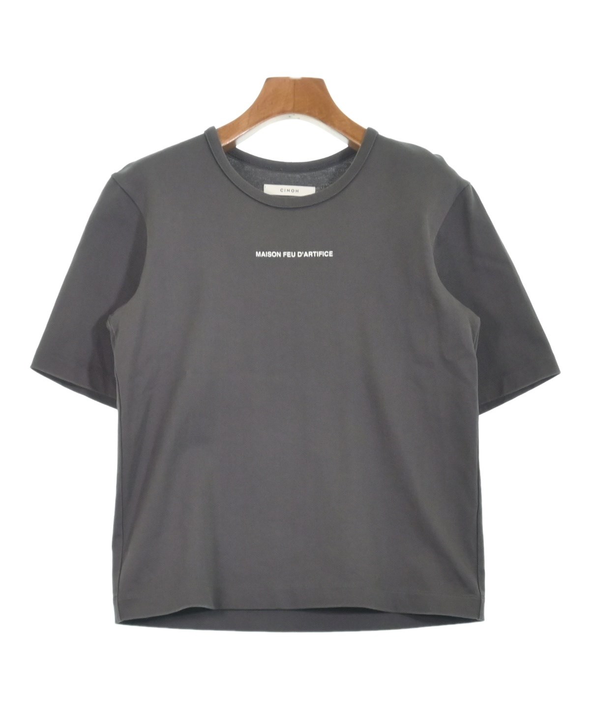 CINOH（チノ）Tシャツ・カットソー グレー サイズ:38(M位) レディース