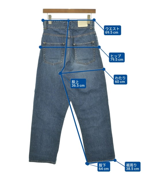 CINOH（チノ）デニムパンツ 紺 サイズ:26(M位) レディース/2200618791019