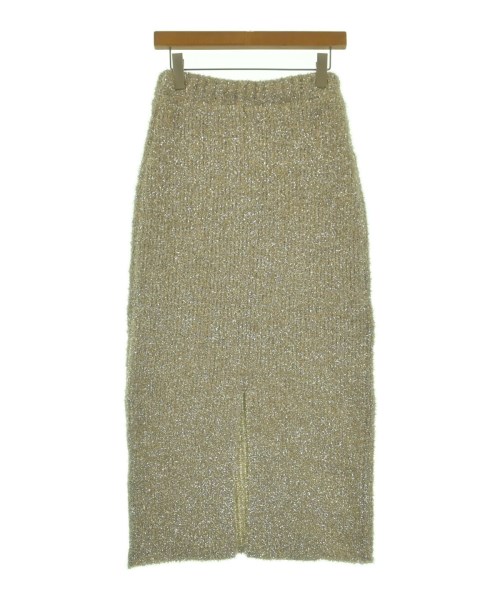 CINOH（チノ）ロング・マキシ丈スカート ゴールド サイズ:F レディース/2200616896068