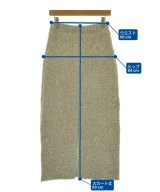 CINOH（チノ）ロング・マキシ丈スカート ゴールド サイズ:F レディース/2200616896068