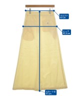 CINOH（チノ）ロング・マキシ丈スカート 黄 サイズ:36(S位) レディース/2200605956100