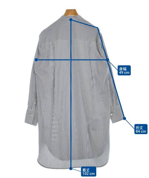 CINOH（チノ）シャツワンピース 紺 サイズ:F レディース/2200611402059