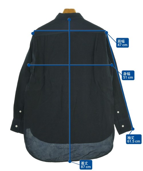 CINOH（チノ）カジュアルシャツ 紺 サイズ:44(S位) メンズ/2200678794029